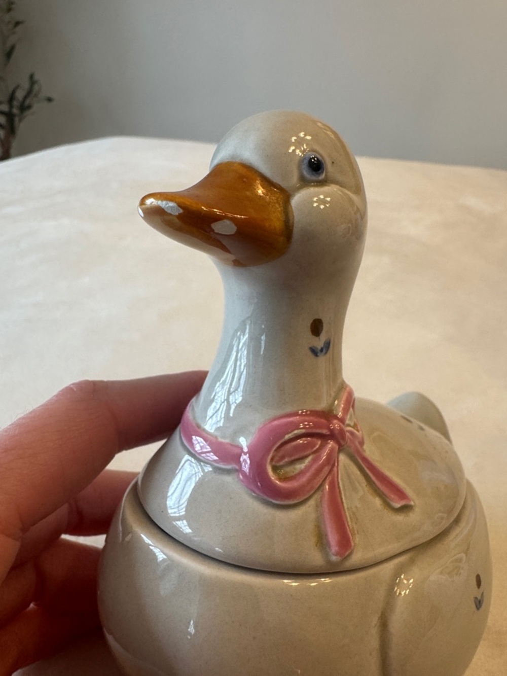 VTG! Otagiri Ceramic Duck Sugar Bowl - Picture 3 of 10